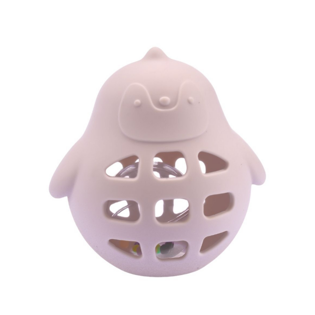 Koala Dream I Penguin Rattle Silicone Teether with Rattle