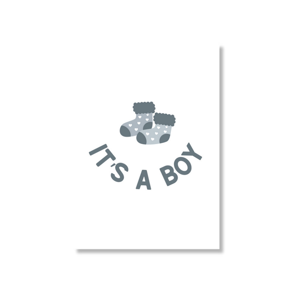 Zae + K | Greeting Card Baby - It's A Boy