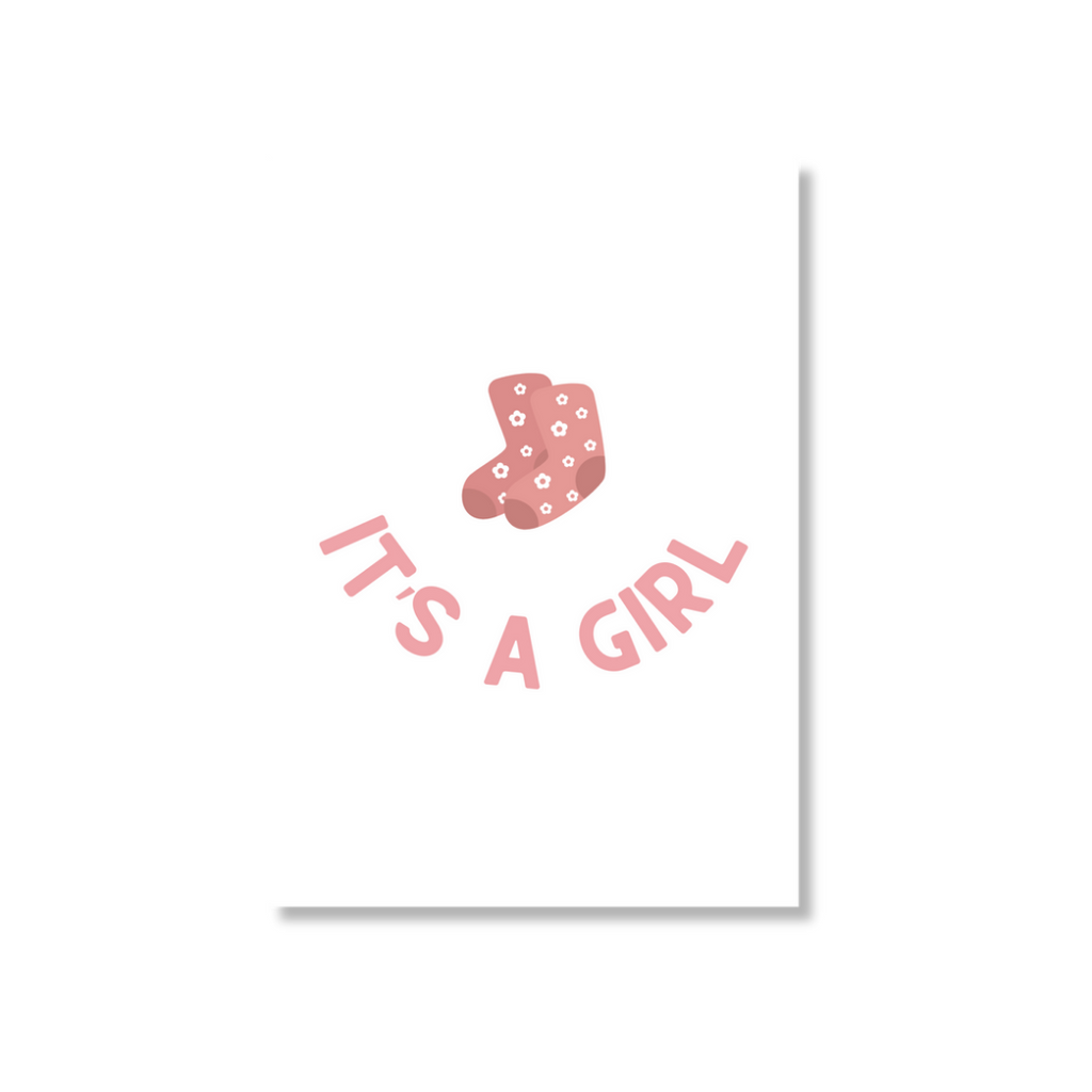 Zae + K | Greeting Card Baby - It's A Girl