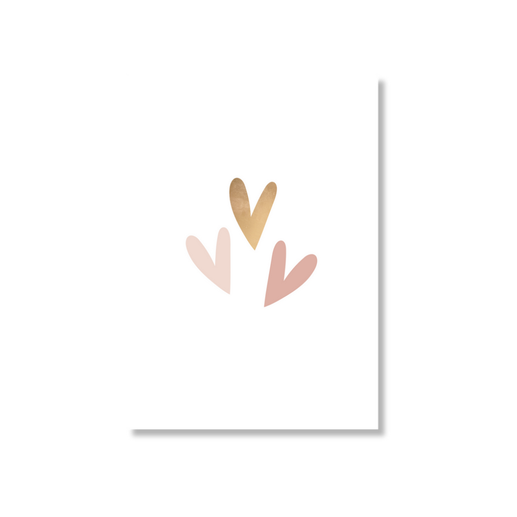 Zae + K | Greeting Card All Occasion - Hearts