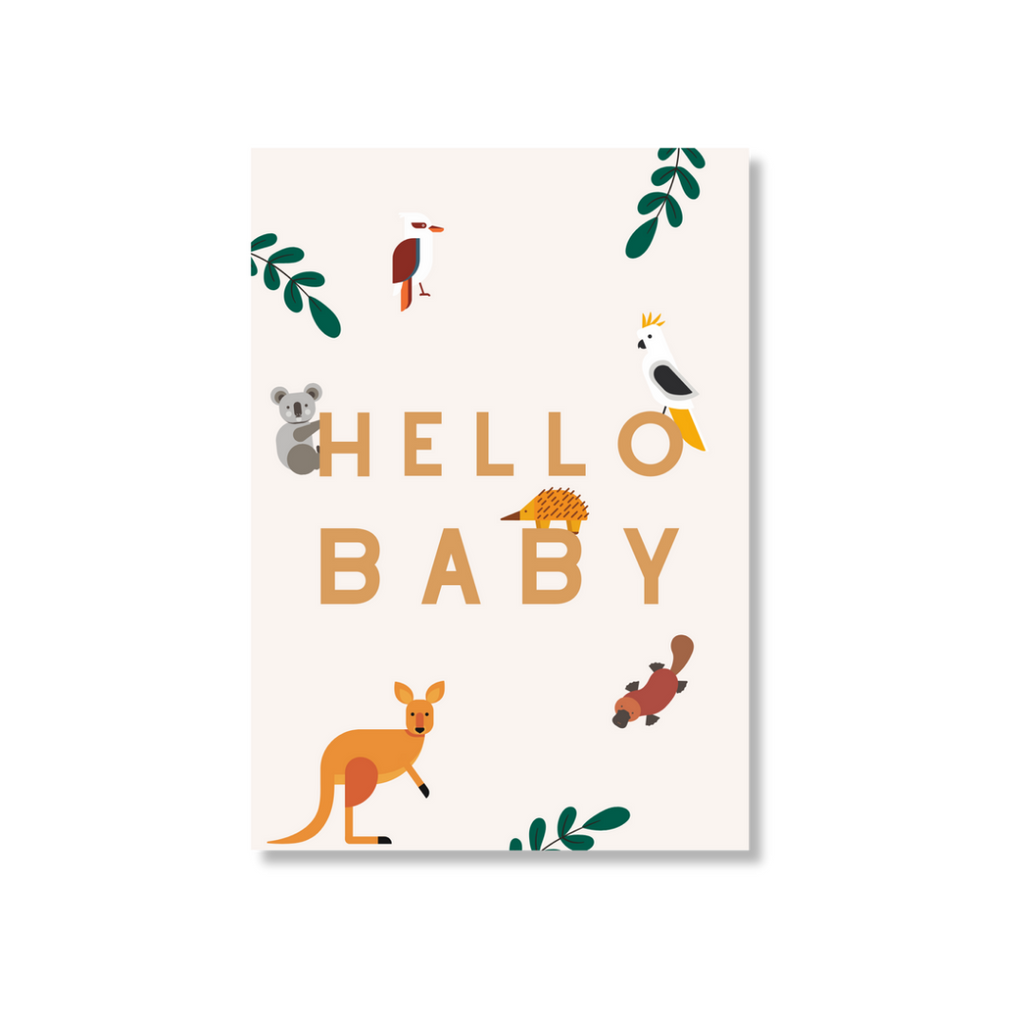 Zae + K | Greeting Card Baby - Australiana