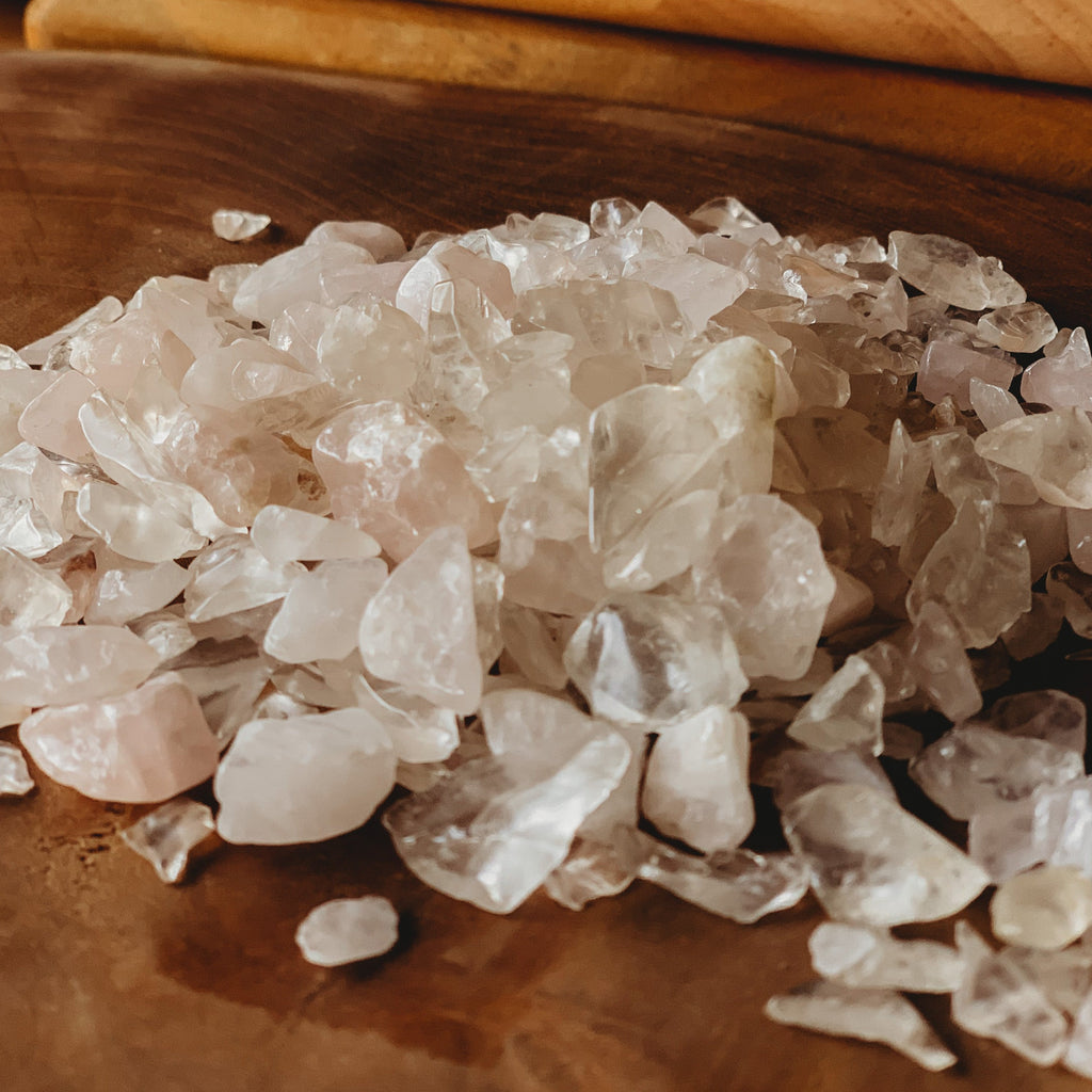 Pickwick & Sprout | Crystals - Rose and Clear Quartz Chips