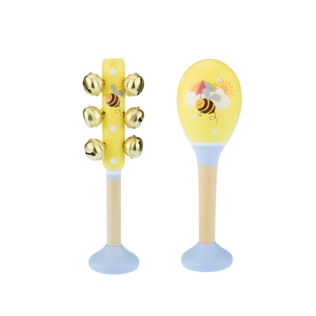 Koala Dream I Buzzy Days - Maraca & Bell Stick Set