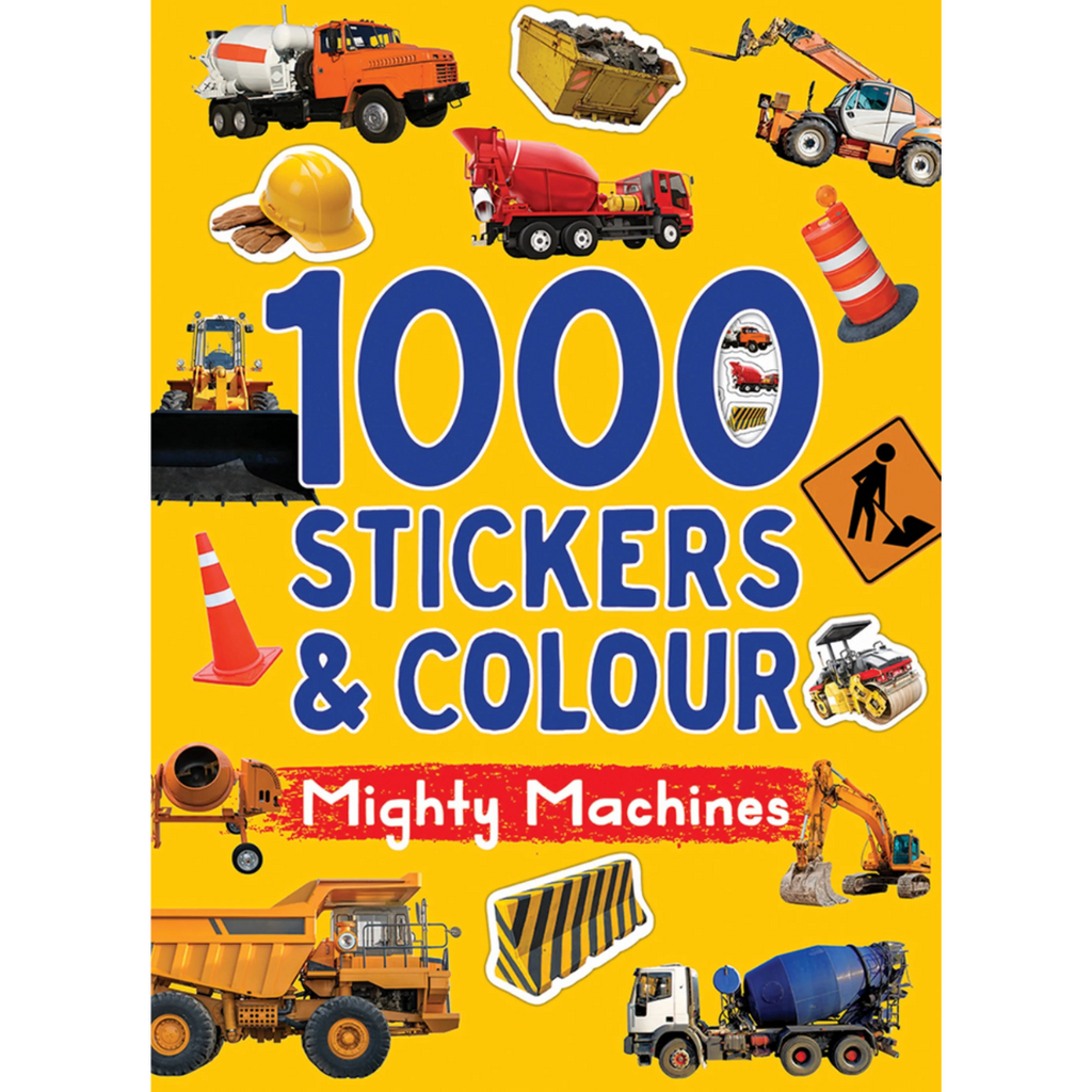 1000 Stickers & Colour - Mighty Machine