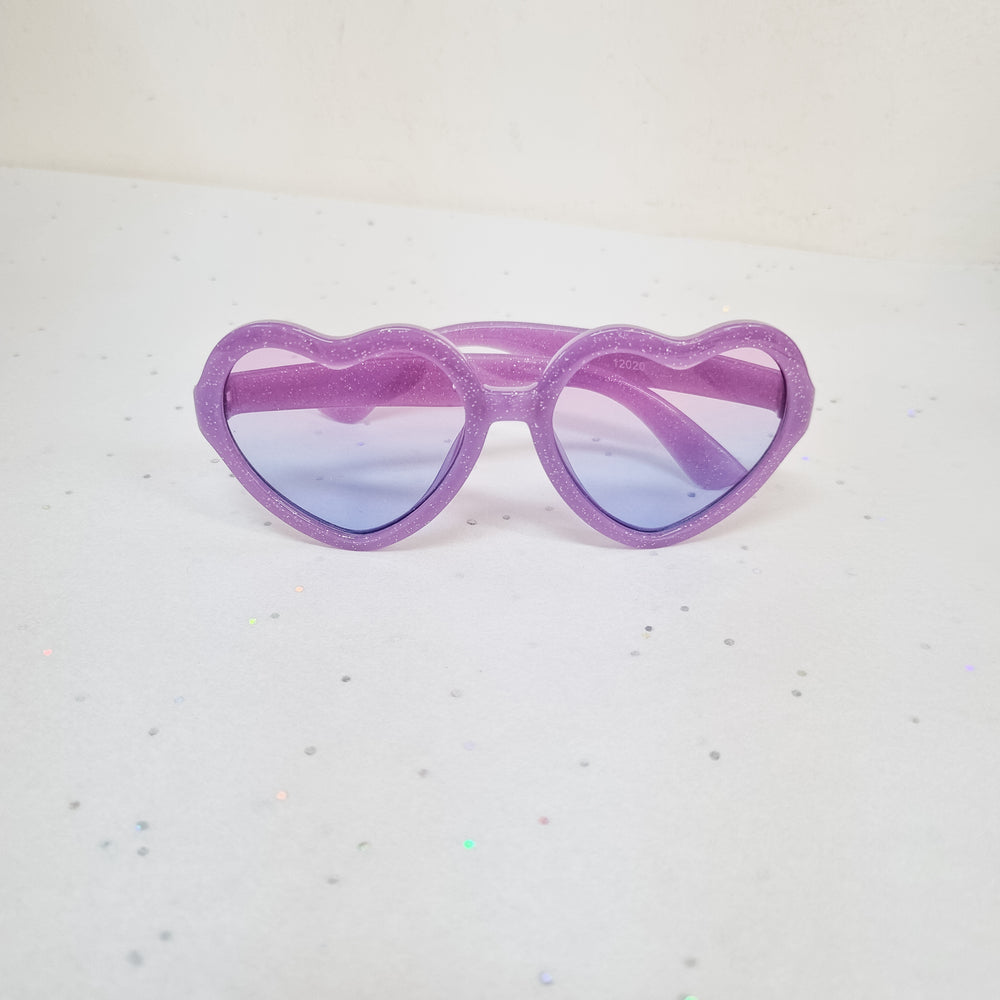 Zae + K | Heart Sunglasses - Purple