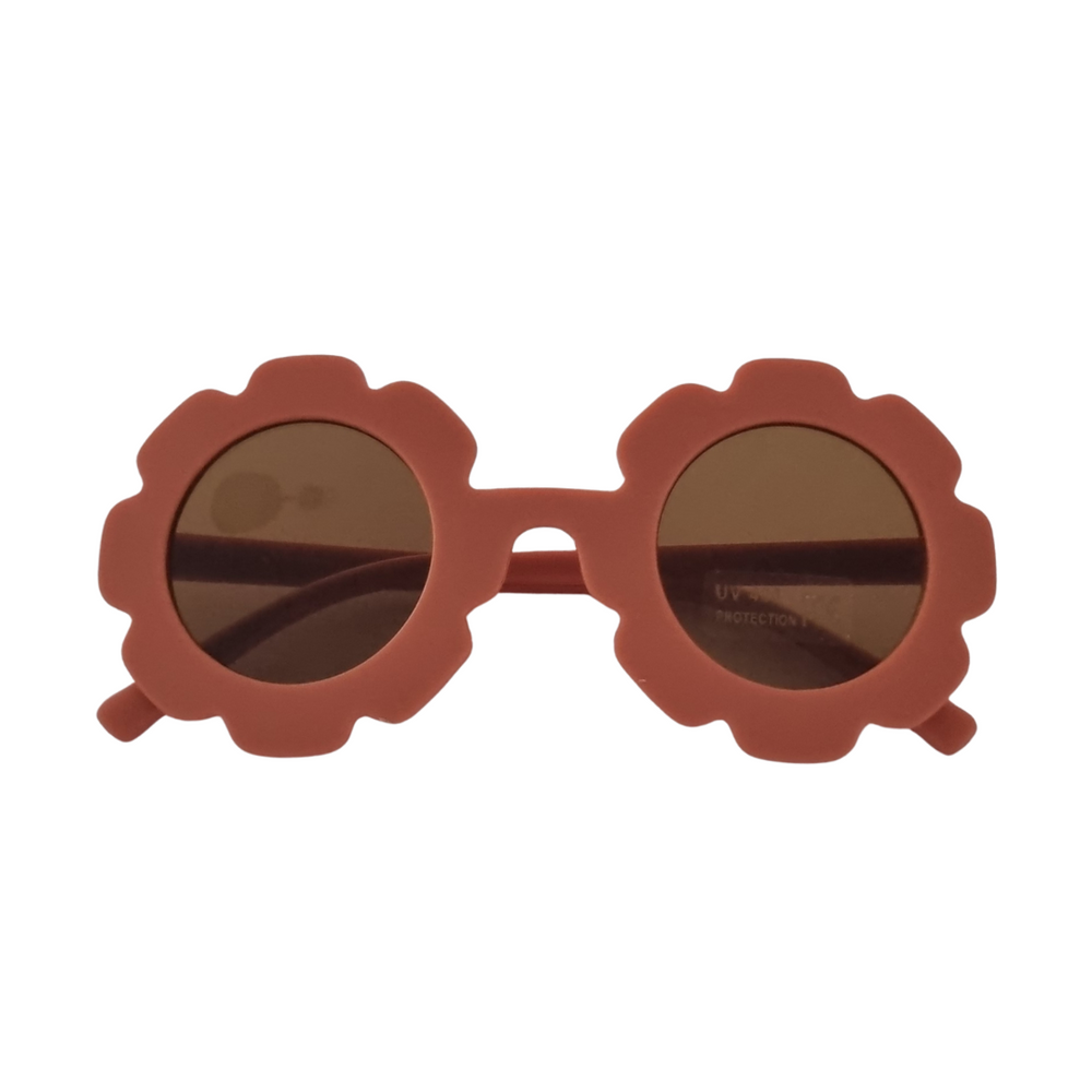 Zae + K | Flower Sunglasses - Rust