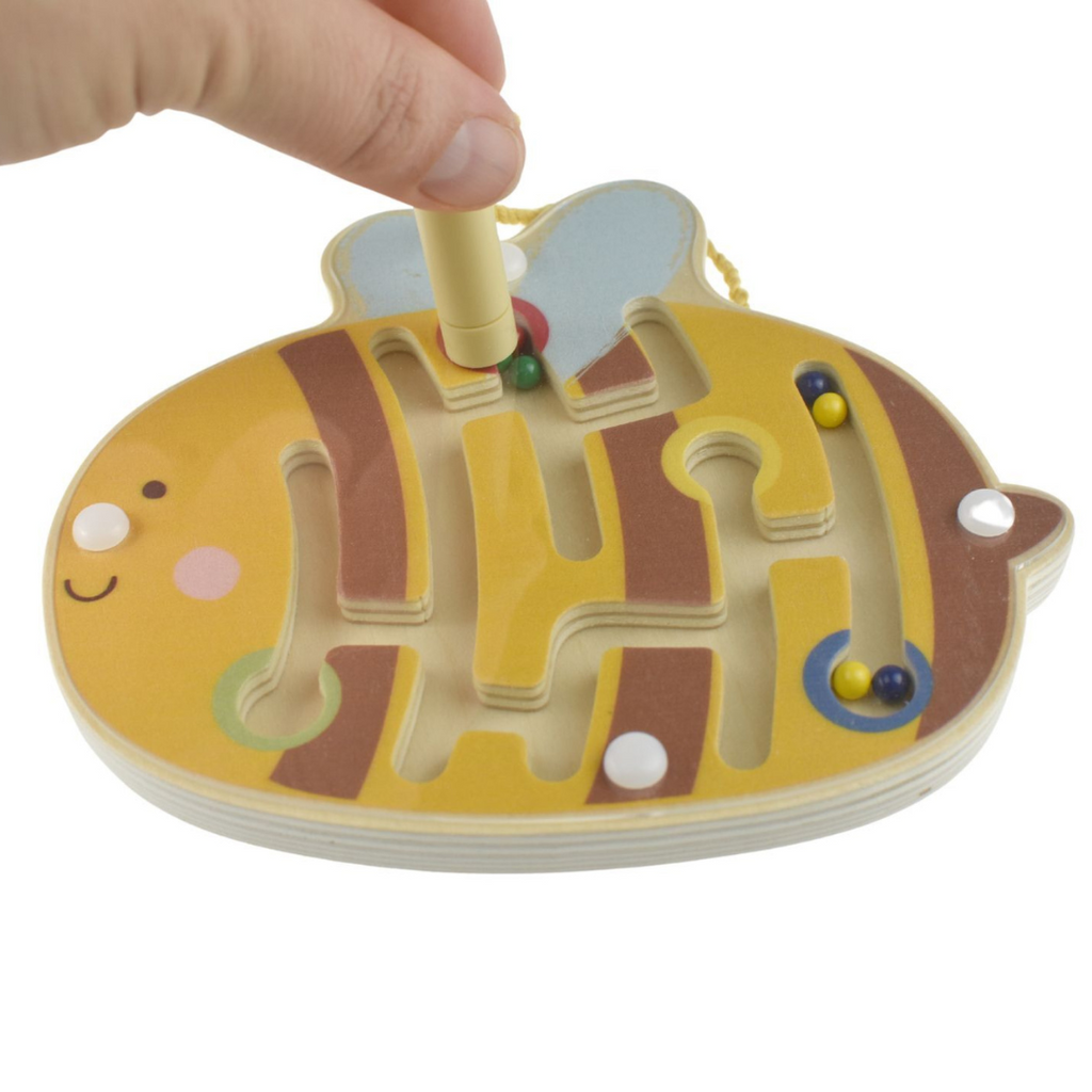 Kaper Kidz I Wooden Bee Magnetic Labyrinth