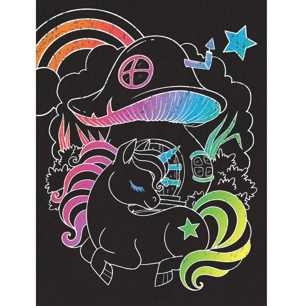 Scratch Art - Unicorns