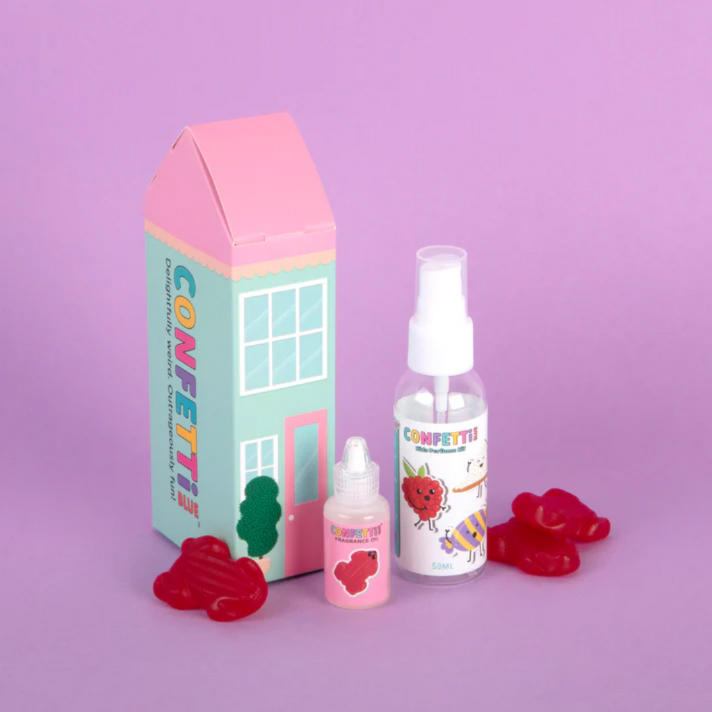 Confetti Blue I Red Frog Mini Perfume Making Kit