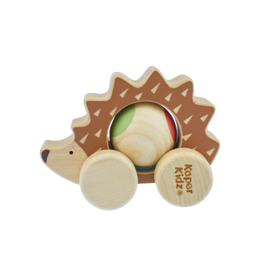 Kaper Kidz I  Eco Push a long Spinning Hedgehog