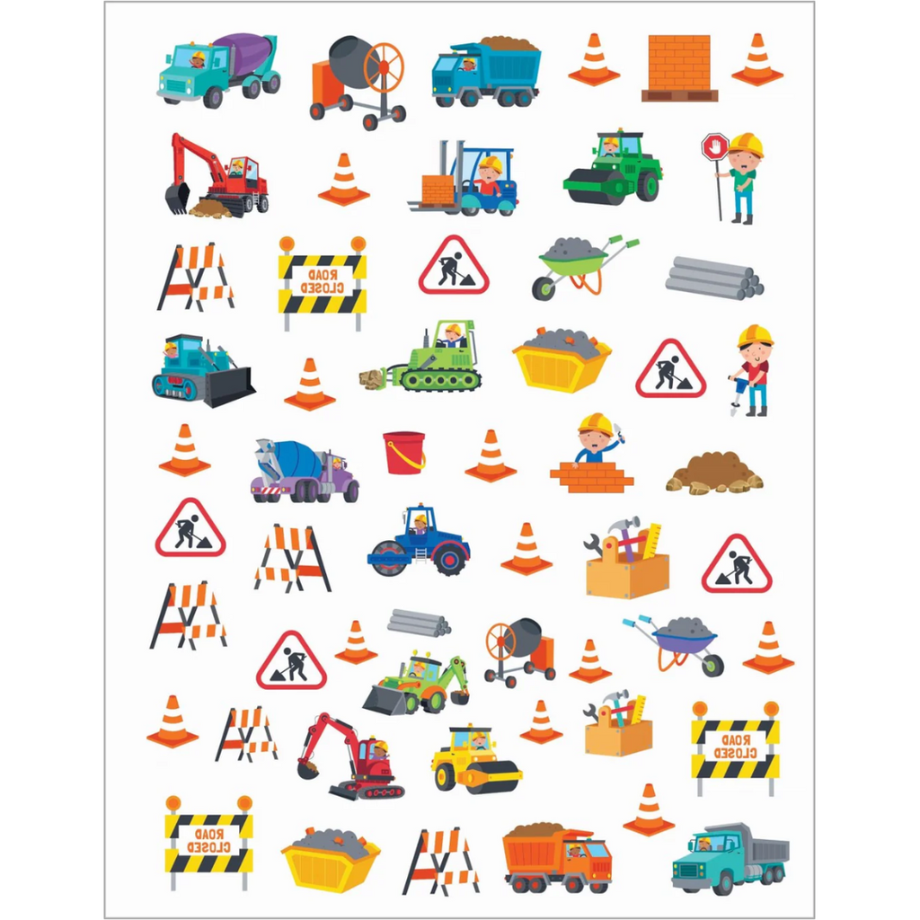 Trucks & Diggers - Tattoo Activity Book