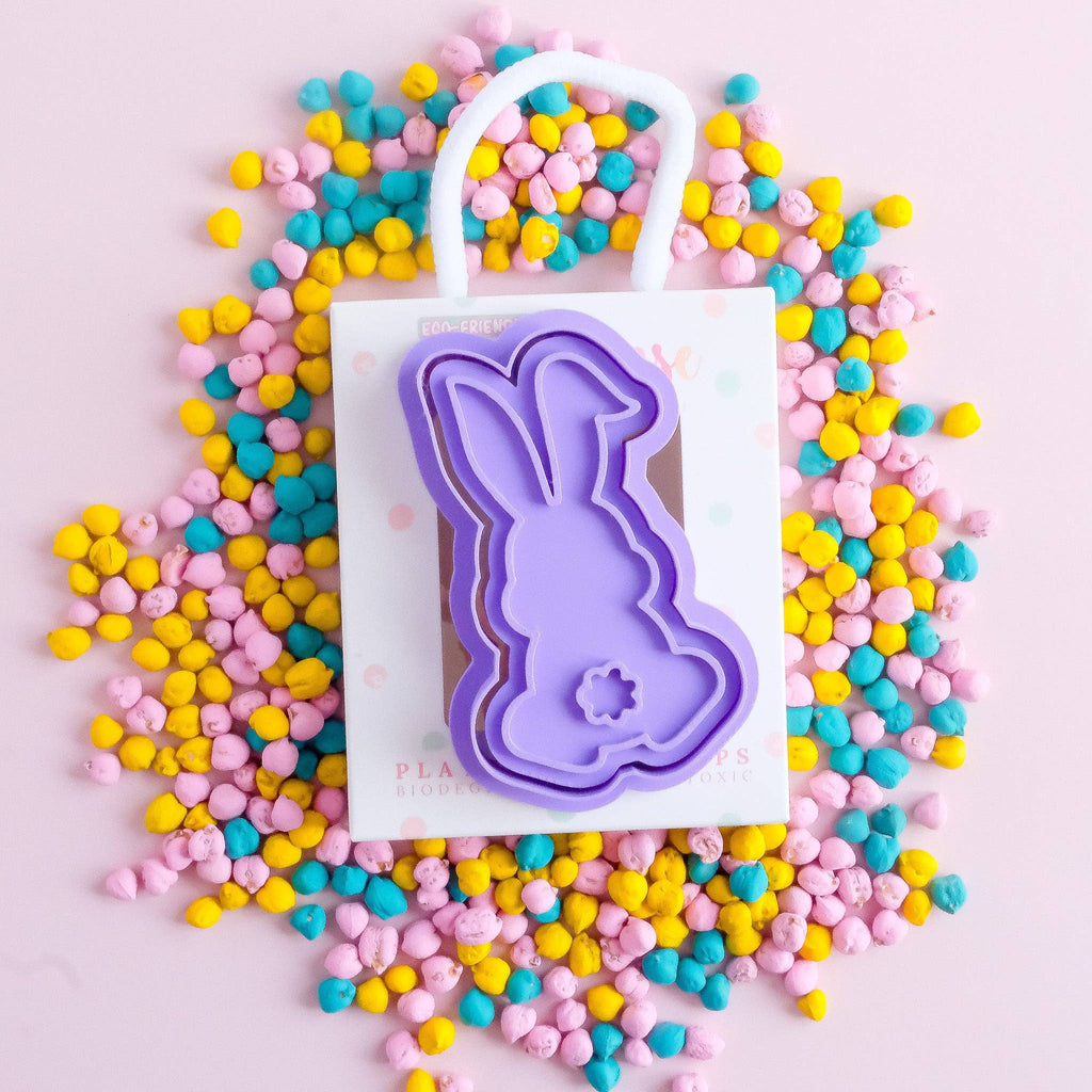 Play Sense - Eco Playdough Stamp | Easter Bunny Tail: Pink