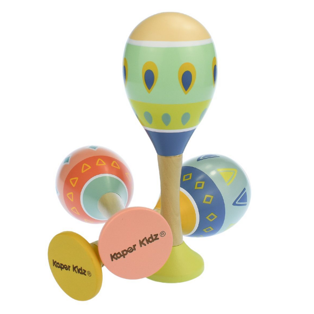 Kaper Kidz Calm & Breezy | Wooden Maraca - Pattern Play