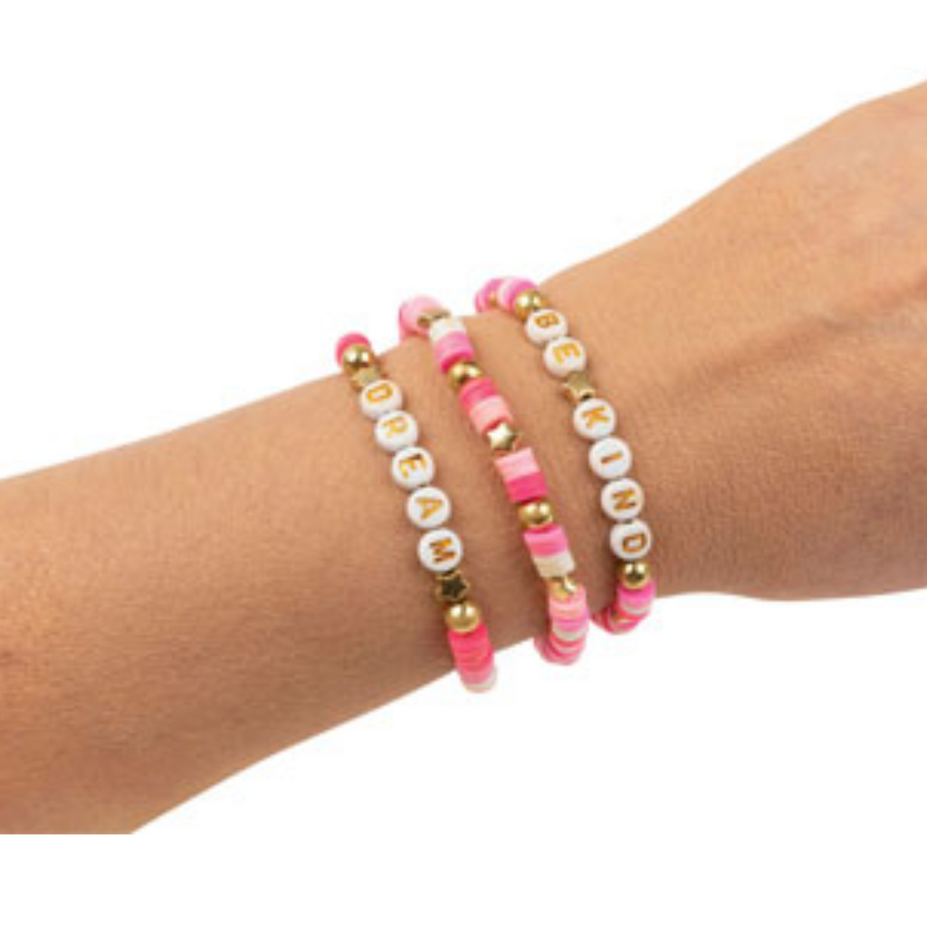 Educational Colours I Friendship Bracelets - Pink