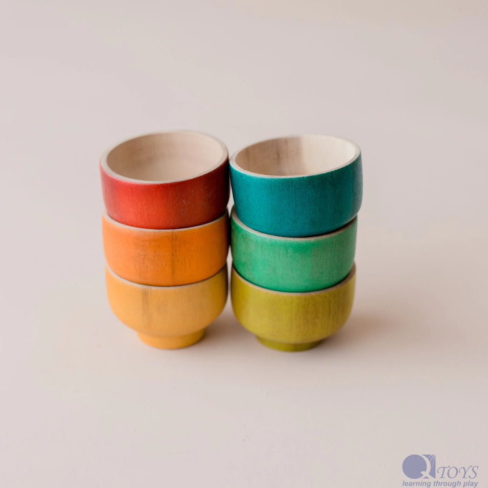 Qtoys | Rainbow Sorting Bowls