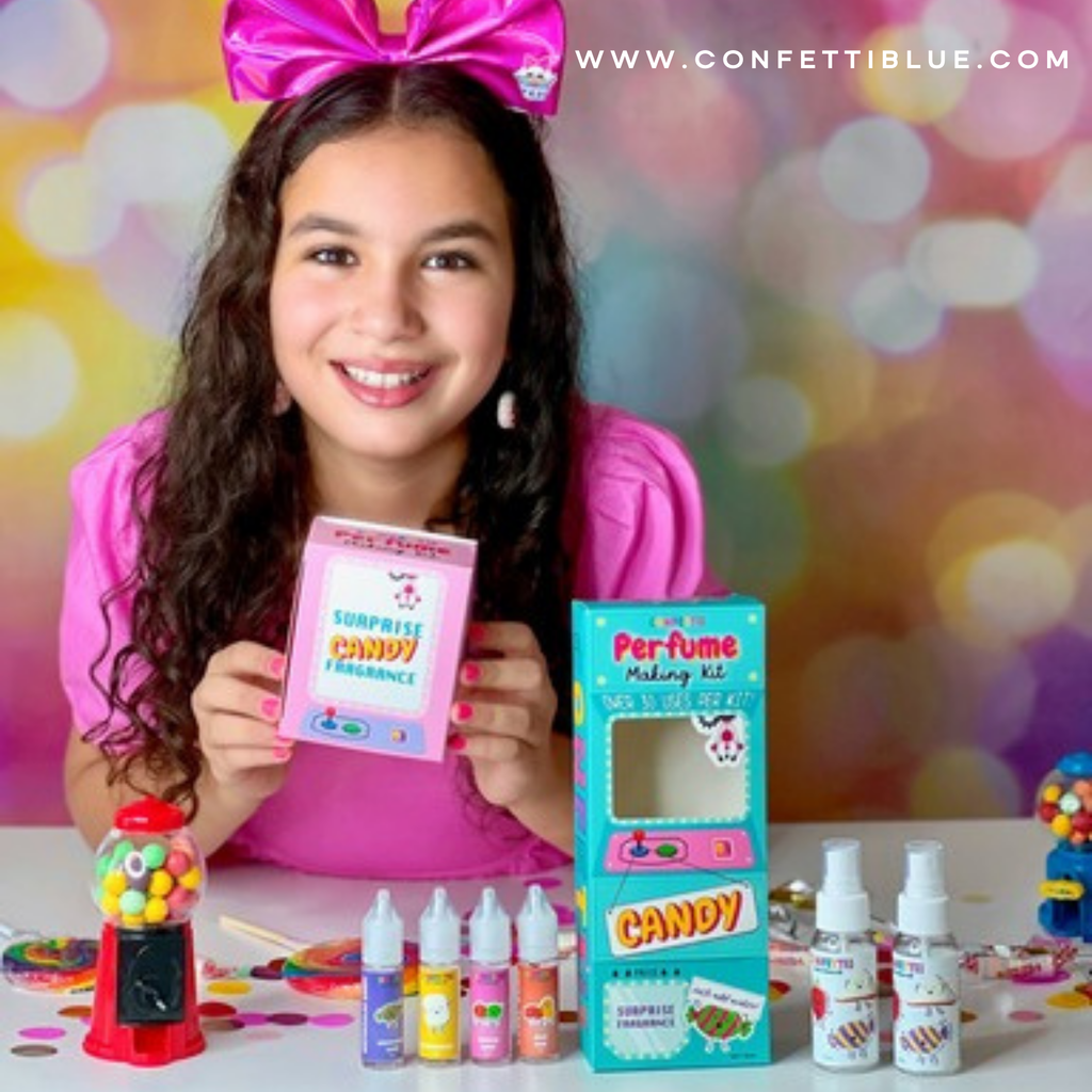 Confetti Blue | Candy Scented Perfume Making Kit