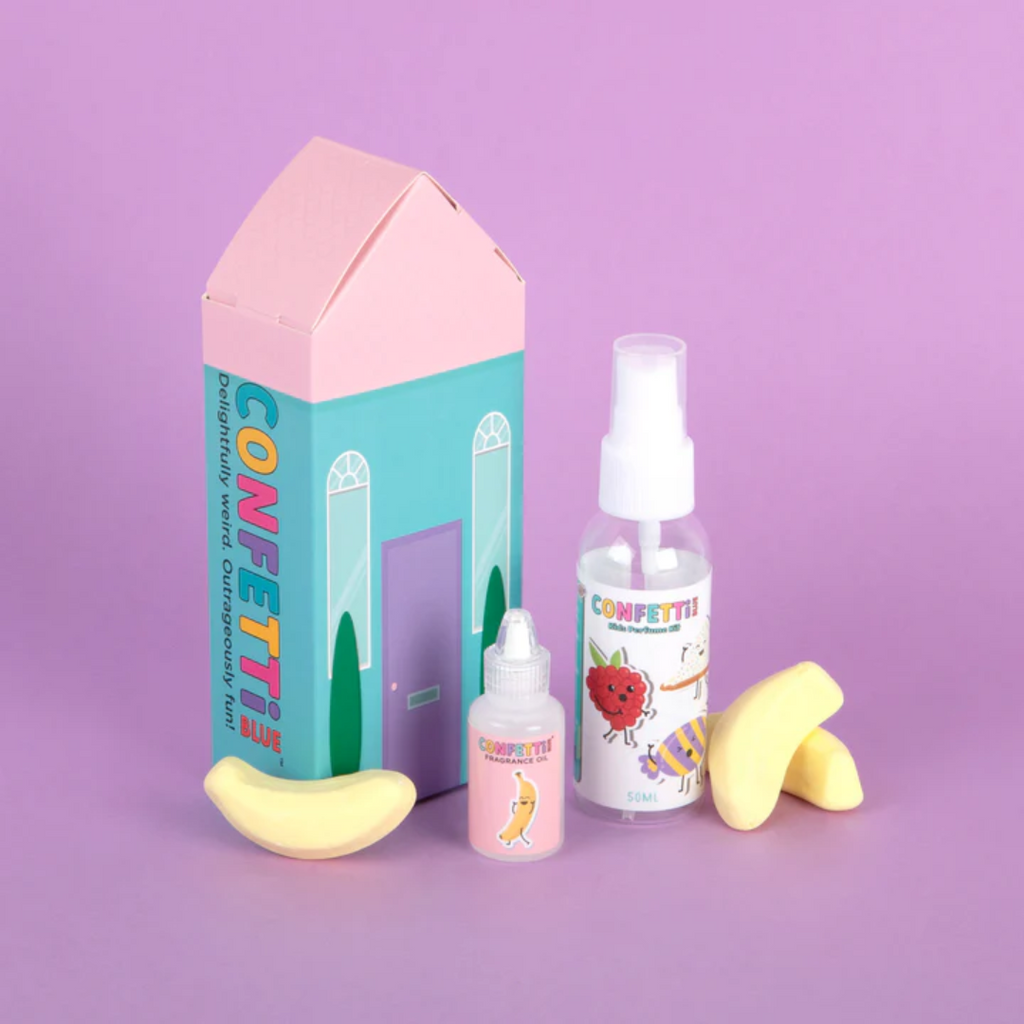 Confetti Blue I Candy Banana Mini Perfume Making Kit