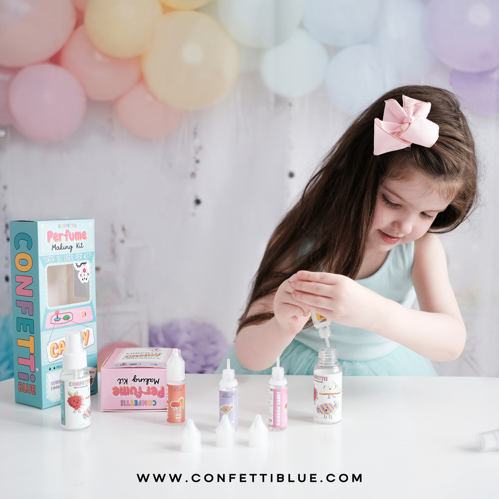 Confetti Blue | Candy Scented Perfume Making Kit