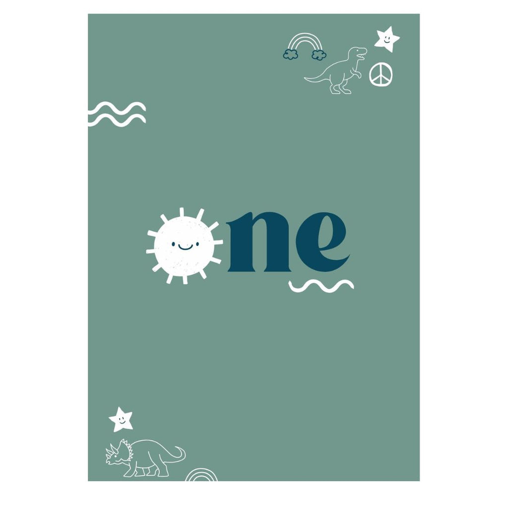 Zae + K | Greeting Card First Birthday - Sun