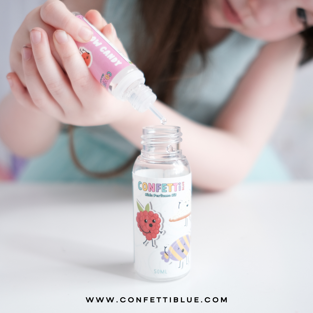 Confetti Blue | Candy Scented Perfume Making Kit