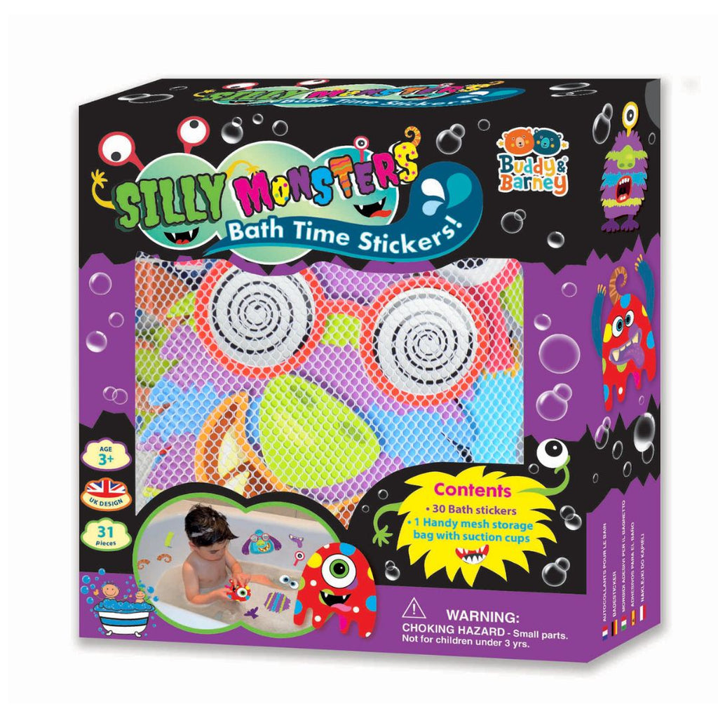 Buddy & Barney | Bath Time Stickers - Silly Monsters