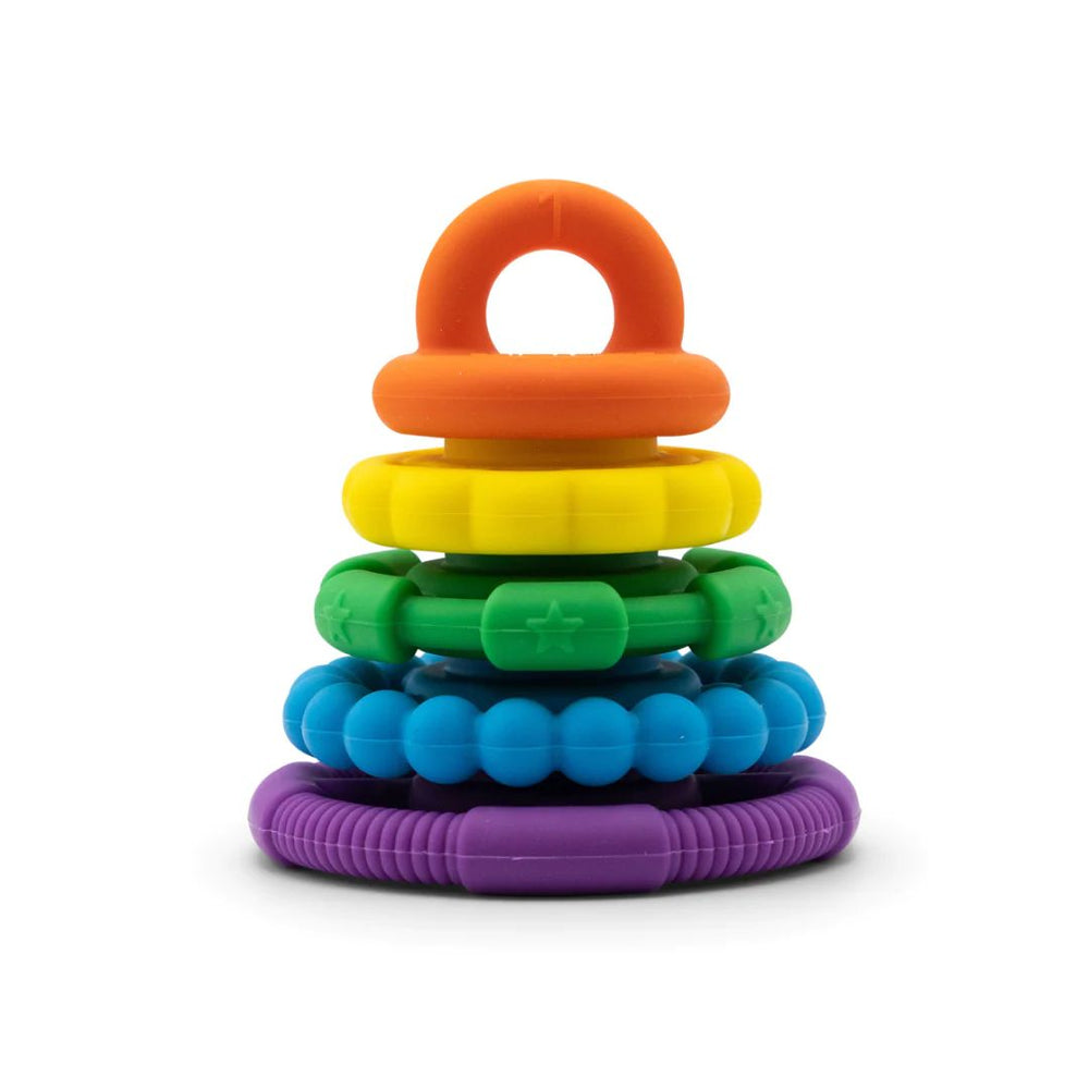 Jellystone Designs | Rainbow Stacker and Teether Toy - Bright