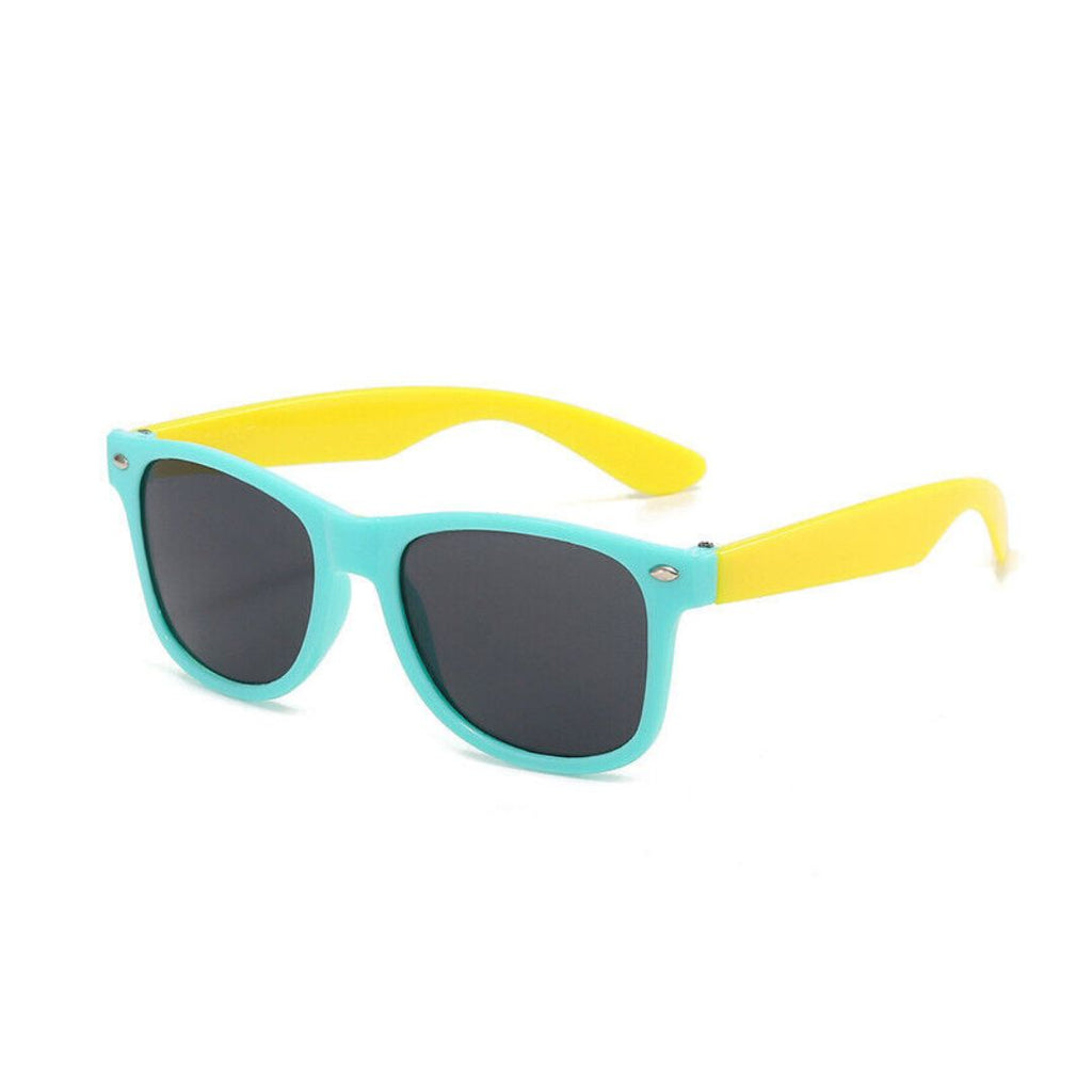 Zae + K | Two Tone Sunglasses - Blue/Yellow