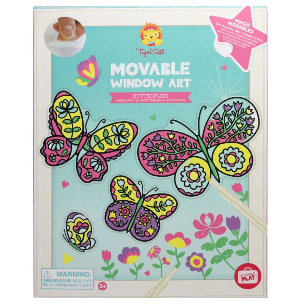 Tiger Tribe | Moveable Window Art - Butterflies