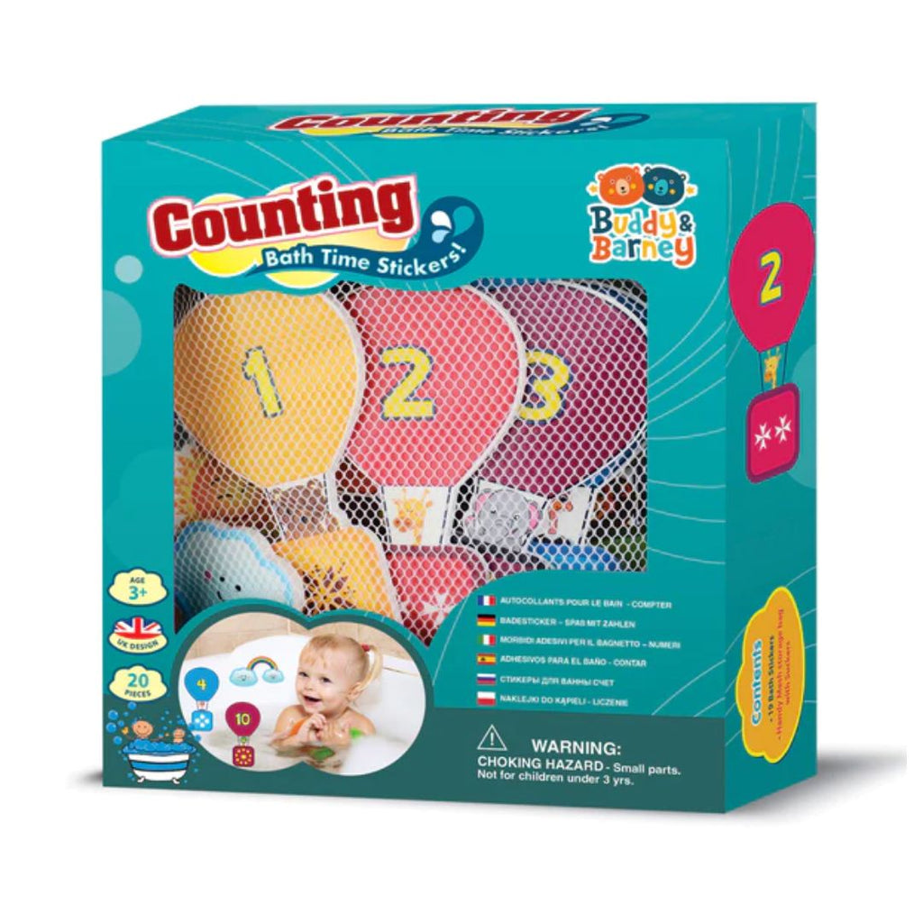 Buddy & Barney | Bath Time Stickers - Counting