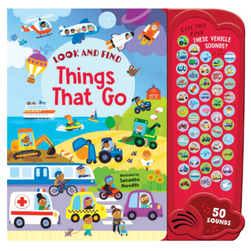 50-Button Mega Sound Book - Things That Go
