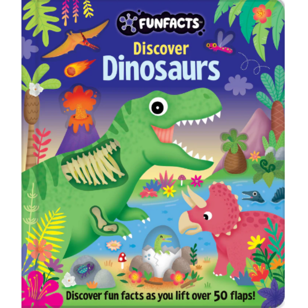 FunFacts - Lift the Flap Board Book - Discover Dinosaurs