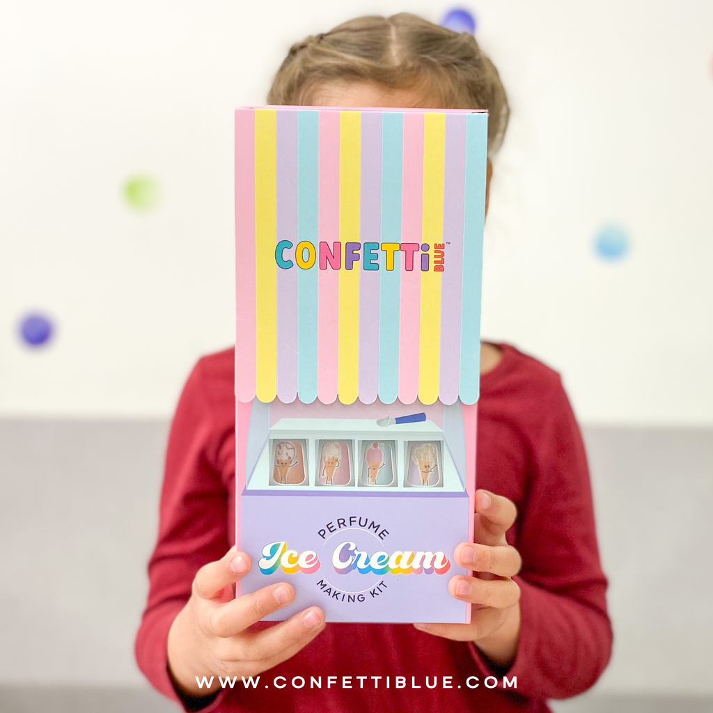 Confetti Blue I Ice Cream Scented Perfume Making Kit