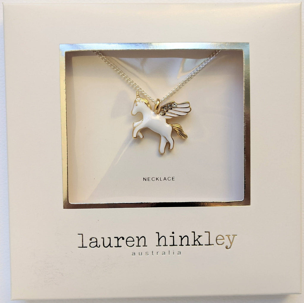 Lauren Hinkley Australia I Gold Unicorn Necklace