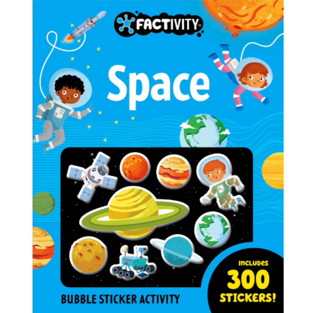 Factivity Bubble Sticker Activity Book - Space