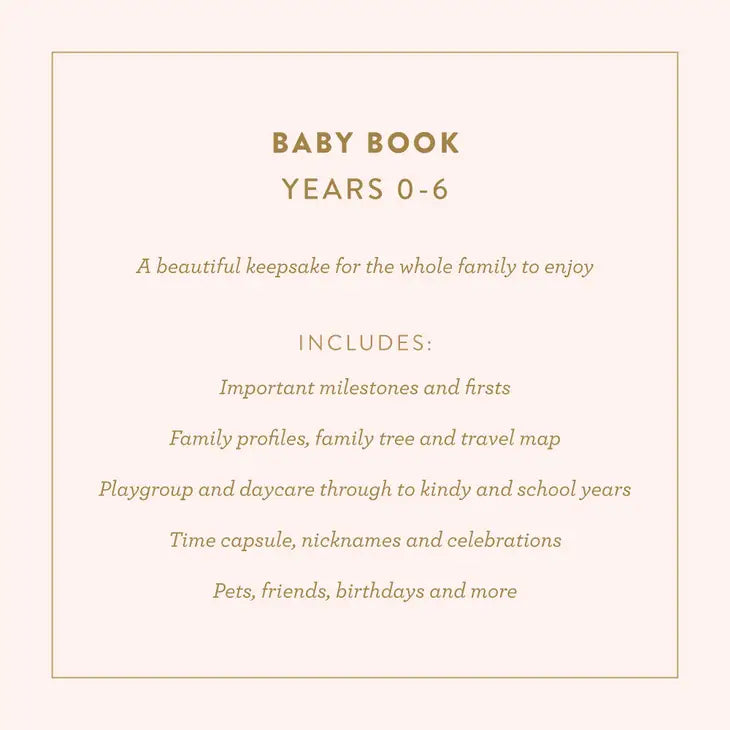 Fox & Fallow | Baby Book - Broderie