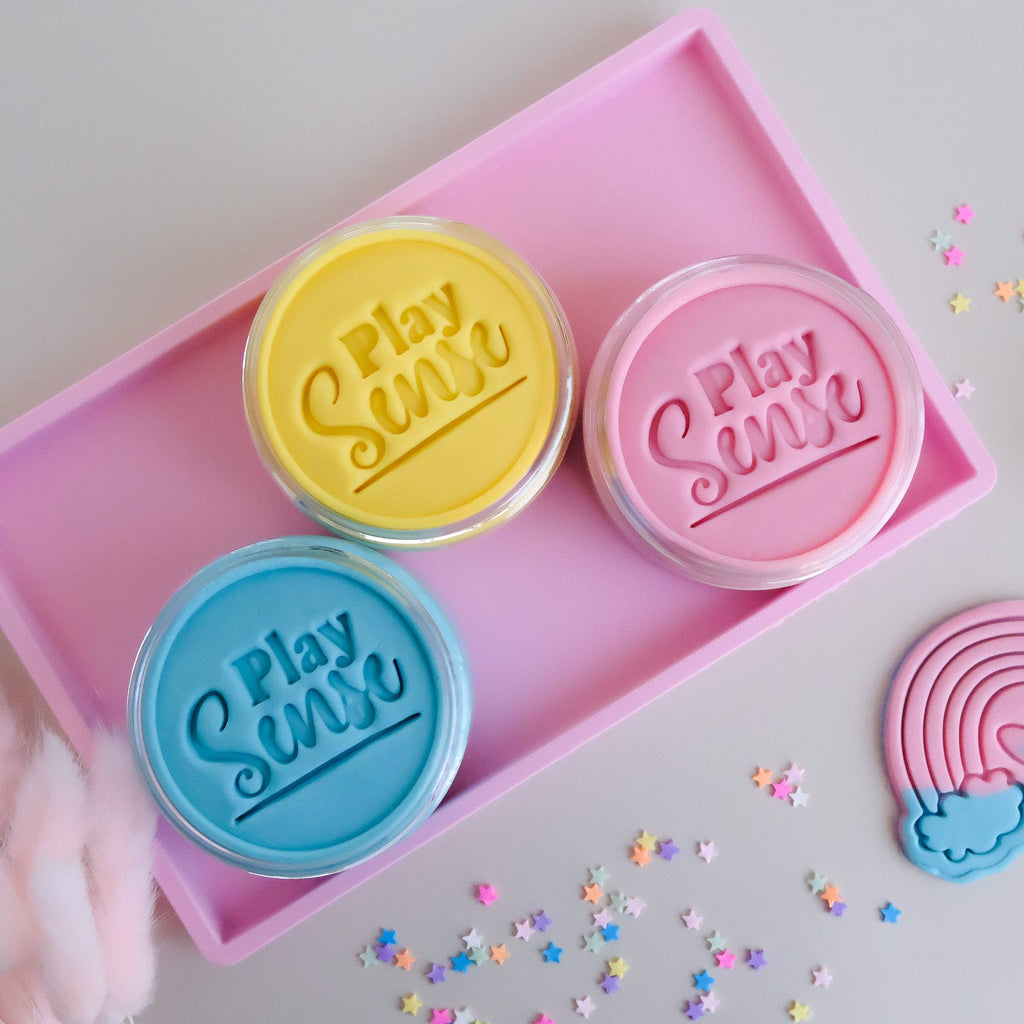 Play Sense - PlayDough | Pastel Blue | Tutti Fruity Scented: Small