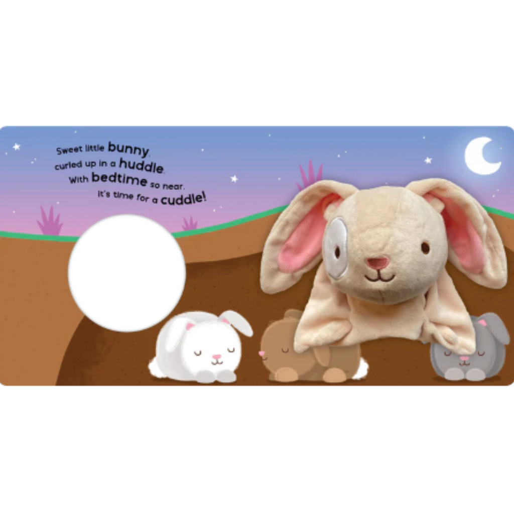Hand Puppet Book - Cuddle Time Bunny