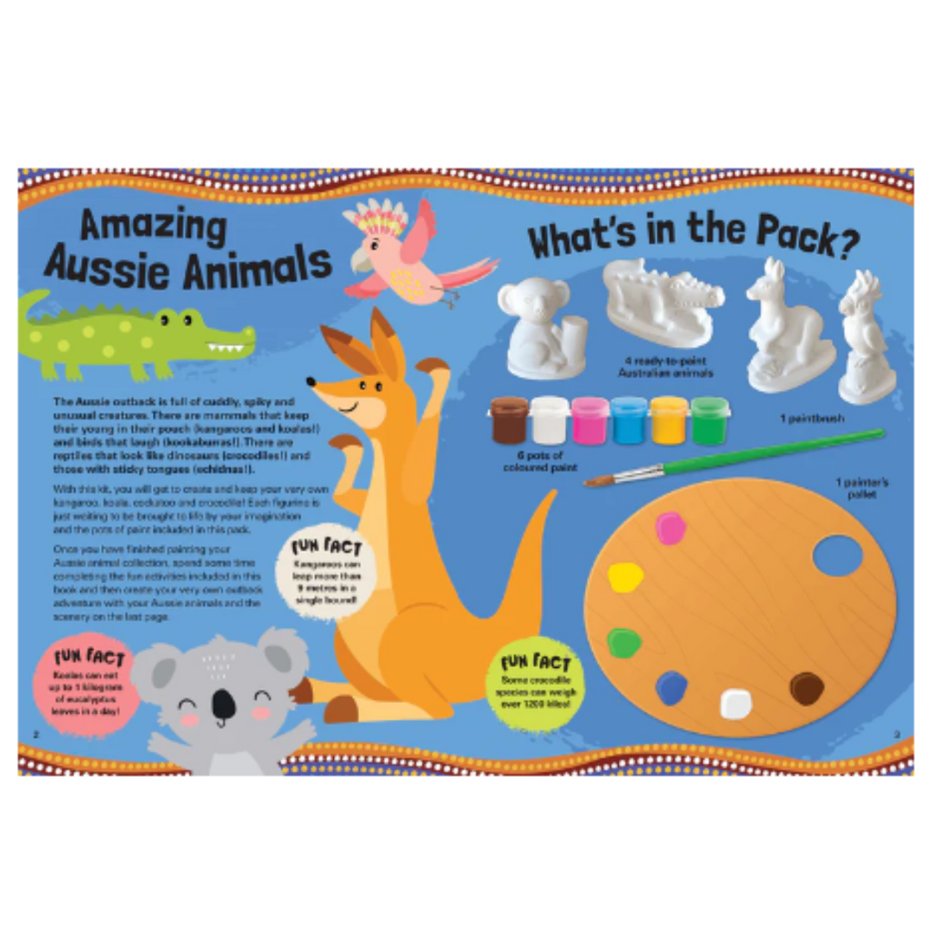 The Ultimate Book & Kit - Paint Your Own Australian Animals