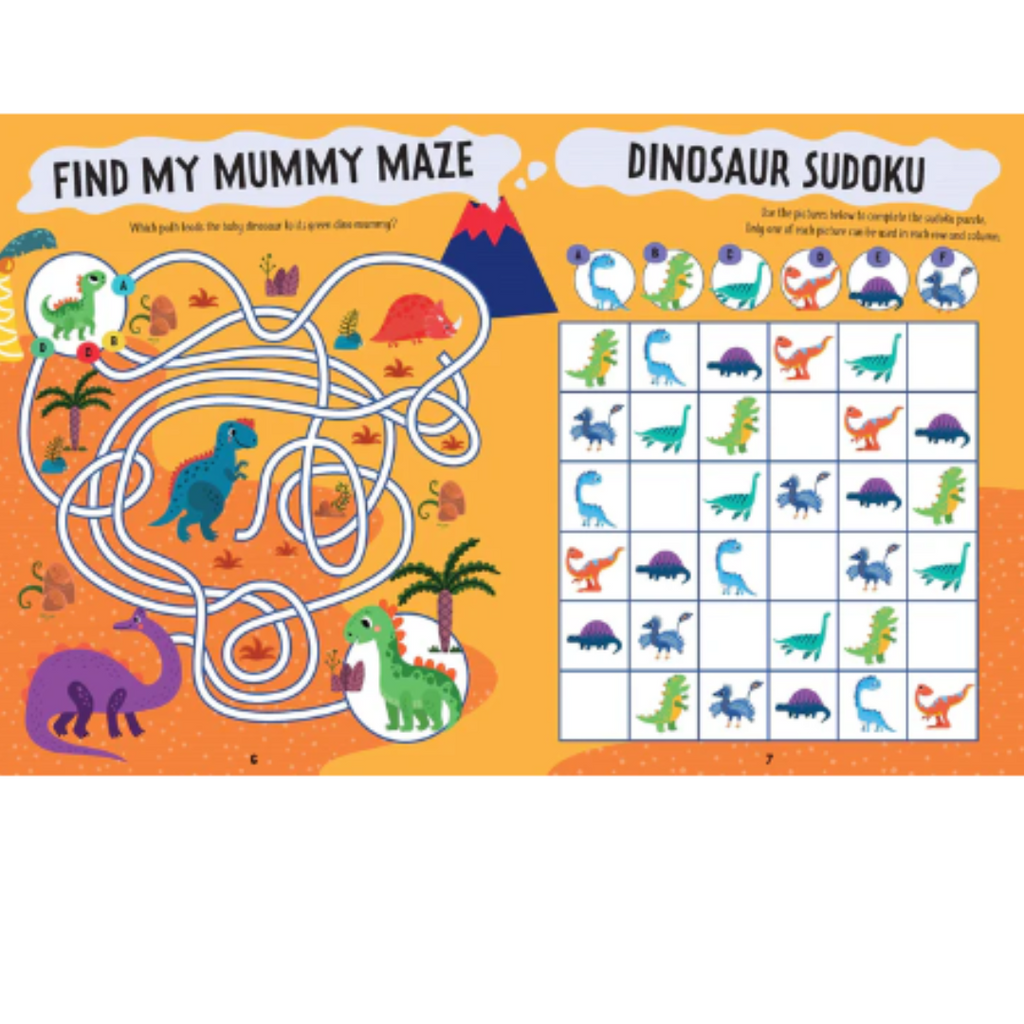 Make This! - Dinosaurs Bubble Sticker Activity Book