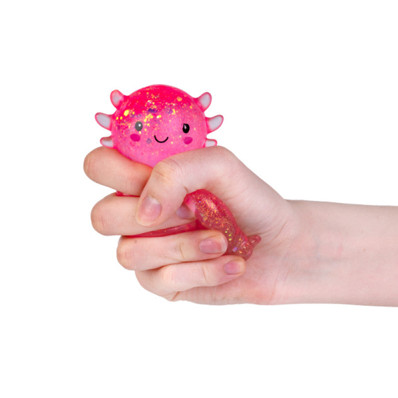 Fidget Friends | Squishy Glitter Axolotl