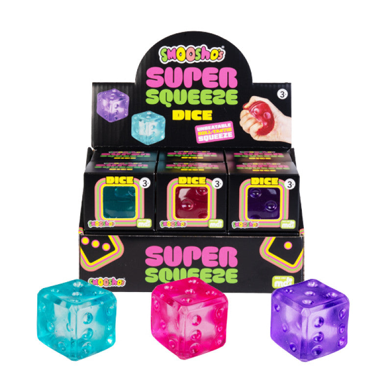 Smoosho's | Super Squeeze Glow in the Dark - Squeeze Dice