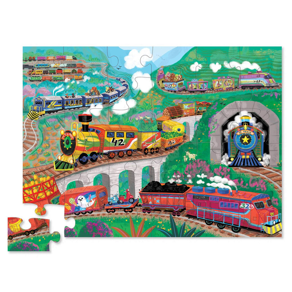 Crocodile Creek | Classic Floor Puzzle 36pc - All Aboard