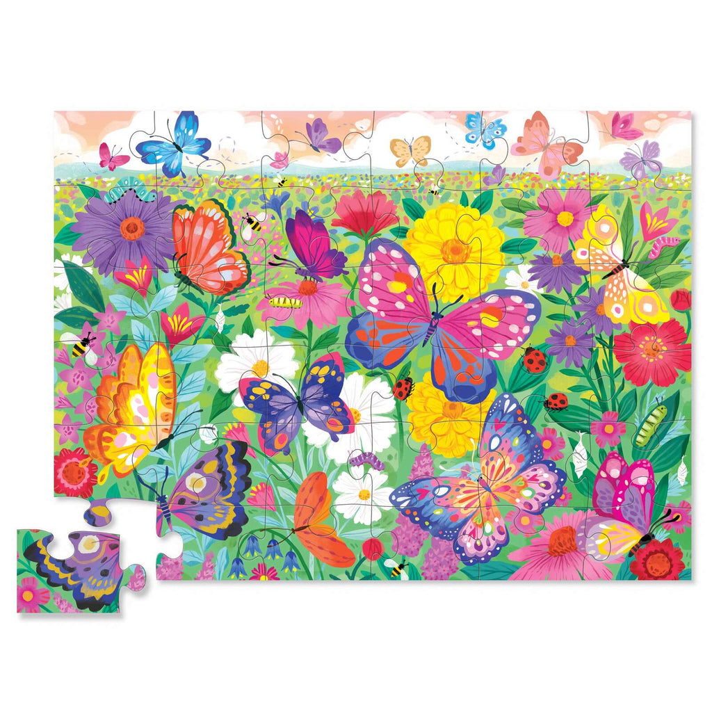 Crocodile Creek | Classic Floor Puzzle 36pc - Butterfly Garden