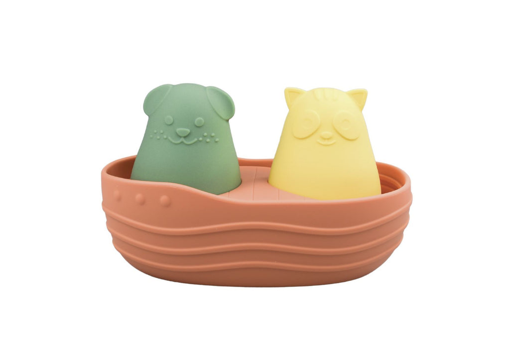 Koala Dreams | Silicone Bath Boat and Animal Squirter Set