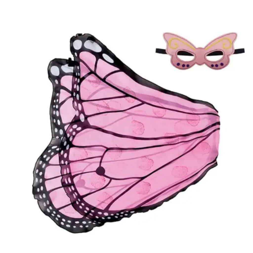 Pickwick & Sprout | Butterfly Wings & Mask - Pink