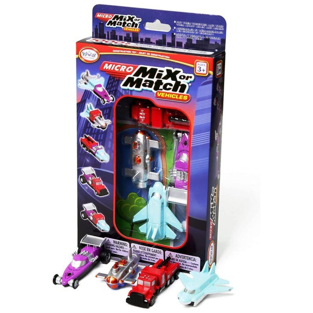 Popular Playthings | Micro Mix or Match Vehicles - Set 3