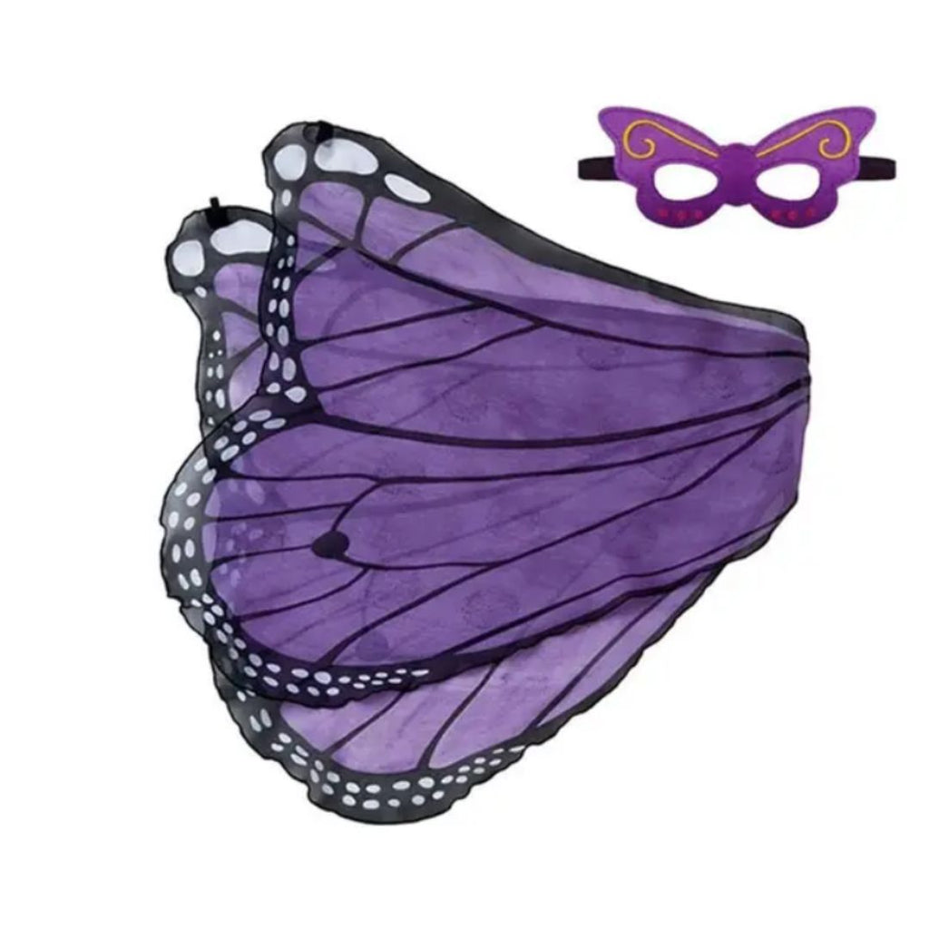 Pickwick & Sprout | Butterfly Wings & Mask - Purple