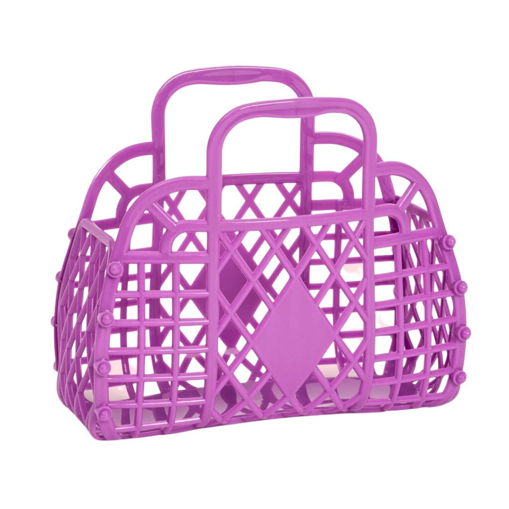 Sun Jellies | Retro Basket Small - Purple