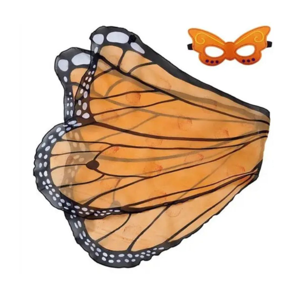 Pickwick & Sprout | Butterfly Wings & Mask - Orange