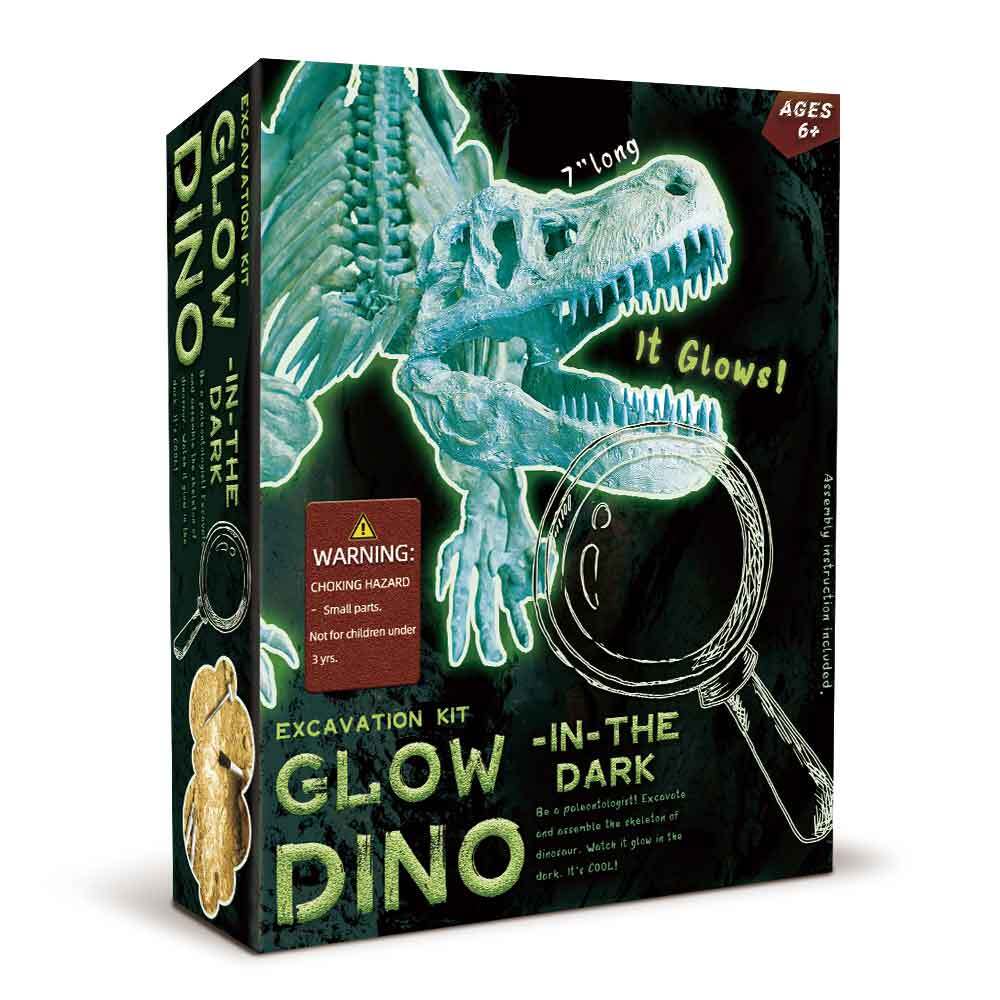 Kaper Kidz | Glow in the Dark - Tyrannosaurus Excavation Kit